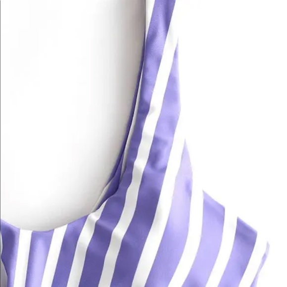 ZAFUL Striped Knotted Monokini Swimsuit - Picture 6 of 7